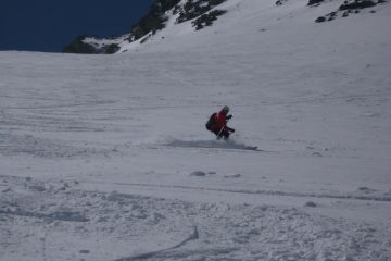 In discesa verso il pianoro del vallone