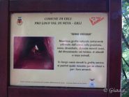 Uno dei numerosi pannelli informativi lungo la Via del Sale