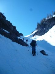 verso metà canale con vista sulla fine