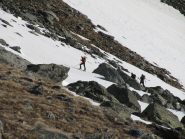 per mettere poi gli sci....