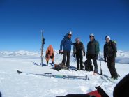 ma infine la squadra giunge in vetta... soddisfatta