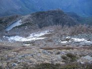 vista del sentiero estivo percorso in salita