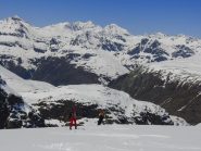 Discesa con panorama straordinario  