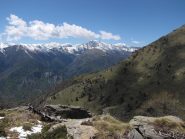 panorama e vallone di salita