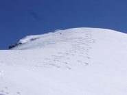 anche il muro prima della punta è in ottime condizioni