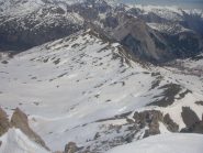 Crete de l'Echaillon dalla vetta