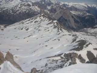 Crete de l'Echaillon dalla vetta