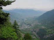 Vista su Aosta