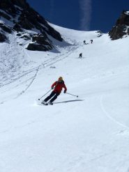 ottima neve nella prima parte del canale