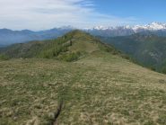 Dorsale verso Punta Cialma