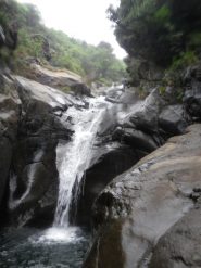 bella cascatella tobogabile nella parte finale