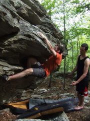 masso di angelo, abo su the big pinch (6b+)