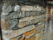 incisioni all'alpe Vei non proprio recenti