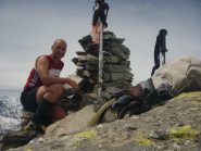 Gino in vetta al Morion