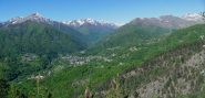 panorama sulla valle di Viù