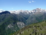 Il vallone del Bourcet visto dalla cima