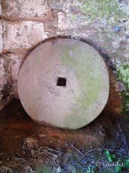 La vecchia macina di un mulino vicino a Erli