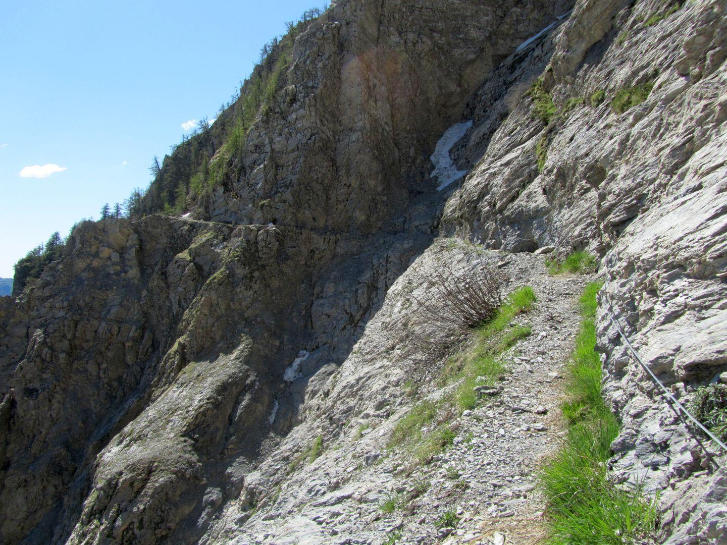 Dal passo dell'Incisa verso il passo Dragurina