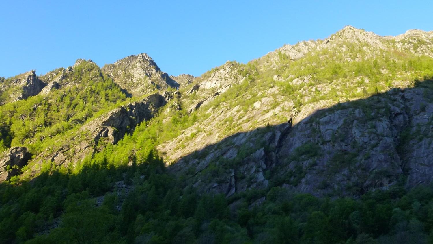 pendio di salita