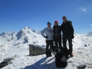 in punta con Lele,Cri e i due 4 zampe motrici 