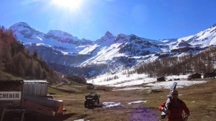 Breve tratto di portage nella conca