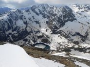 Dalla cima, laggiù in fondo, il Livio Bianco,