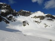 L'ampio circolo alla base della pala finale, alla dx.