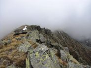 la cresta di salita