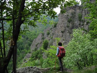 Il selvaggio vallone sopra Pessinea