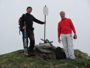 Sulla cima Rosta