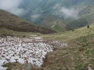 Salita verso il Colle Crest