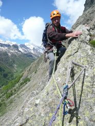 Sosta del quarto tiro, collocata verso la pianta