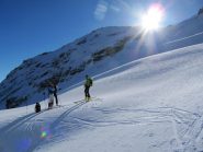 all'uscita del canale ci accoglie il SOLE