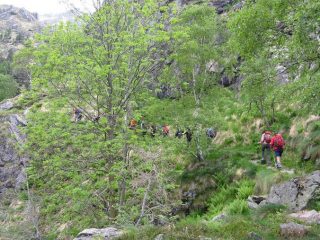 primo tratto del sentiero