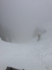 L'inizio del couloir superiore