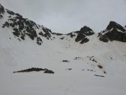 una volta ridiscesi, canale N tenibres, salita Normale