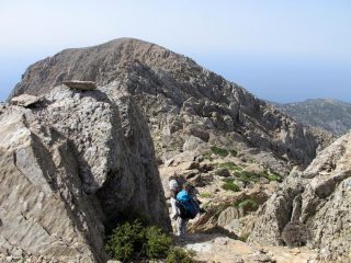 Verso la cima sud del Volakias