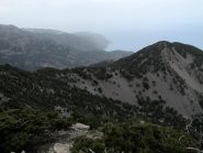 Il Kefala, lungo la cresta che dovremo percorrere