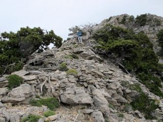 Verso la selletta di quota 1530