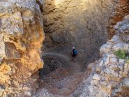 All'arco calcareo salendo al colle del Gingilos