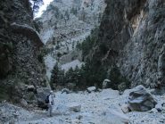 Le impressionanti pareti rocciose
