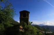 Il pilone votivo dopo le cascate
