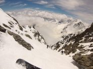 Alberto a suo agio tra le rocce..
