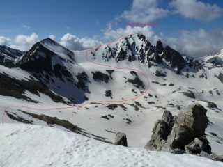Cime de Rouge dal colle di Fremamorta
