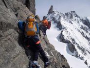 traverso esposto sulle rocce finali