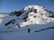 Il Dome de Polset da sud est..nella fase di avvicinamento..