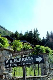 Cartello indicazione partenza itinerario