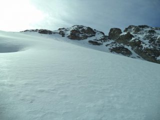 pendio sospeso e cima