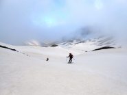 Prima luce in discesa verso il ref. Agnel