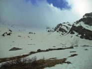 innevamento nel pianoro a 2400m